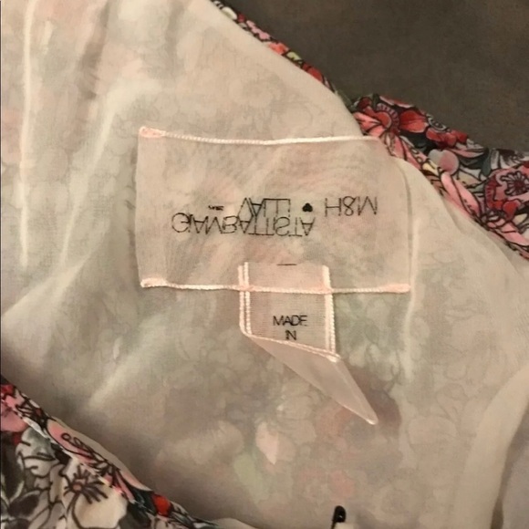 GIAMBATTISTA Valli x H&M One-Shoulder Floral Dress NWT - Picture 4 of 11